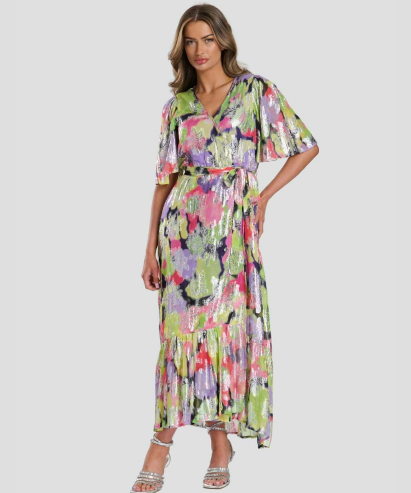 New Look Finding Friday Floral Maxi Wrap Dress