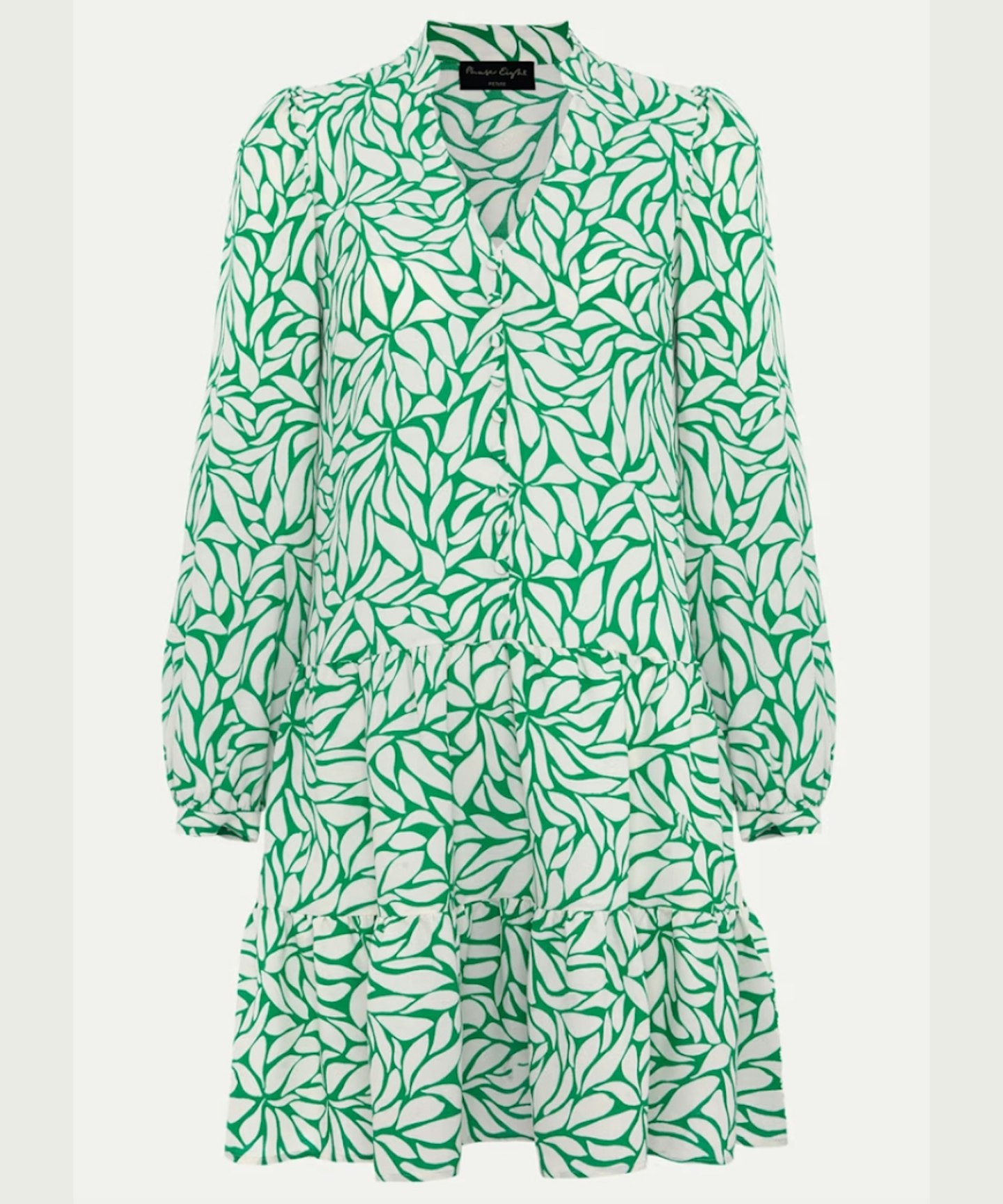 Phase Eight Penele Leaf Print Swing Dress