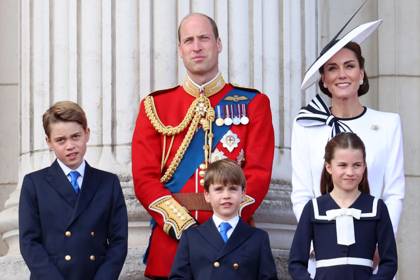 William and Kate with their kids