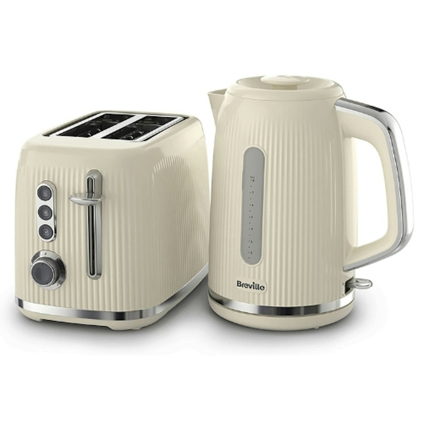 Breville Bold Cream Kettle And Toaster Set