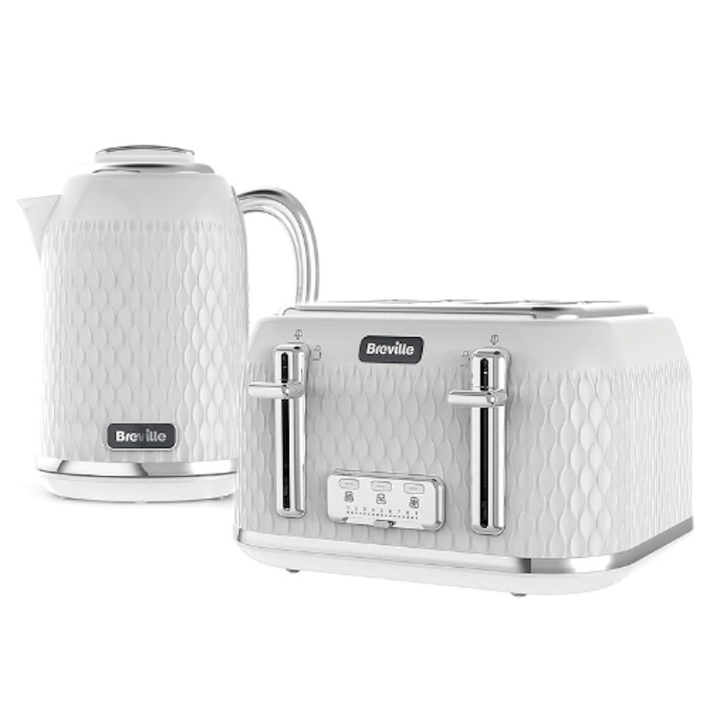 Breville Curve Kettle And Toaster Set With 4-Slice Toaster