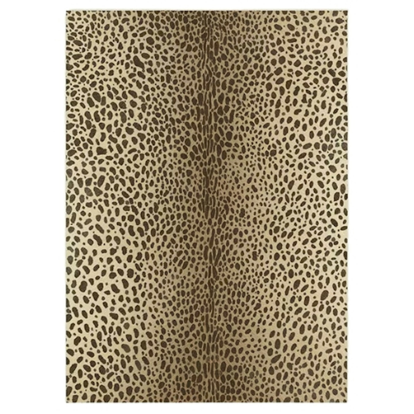 Ruggable Natural Cheetah Faux Hide Rug