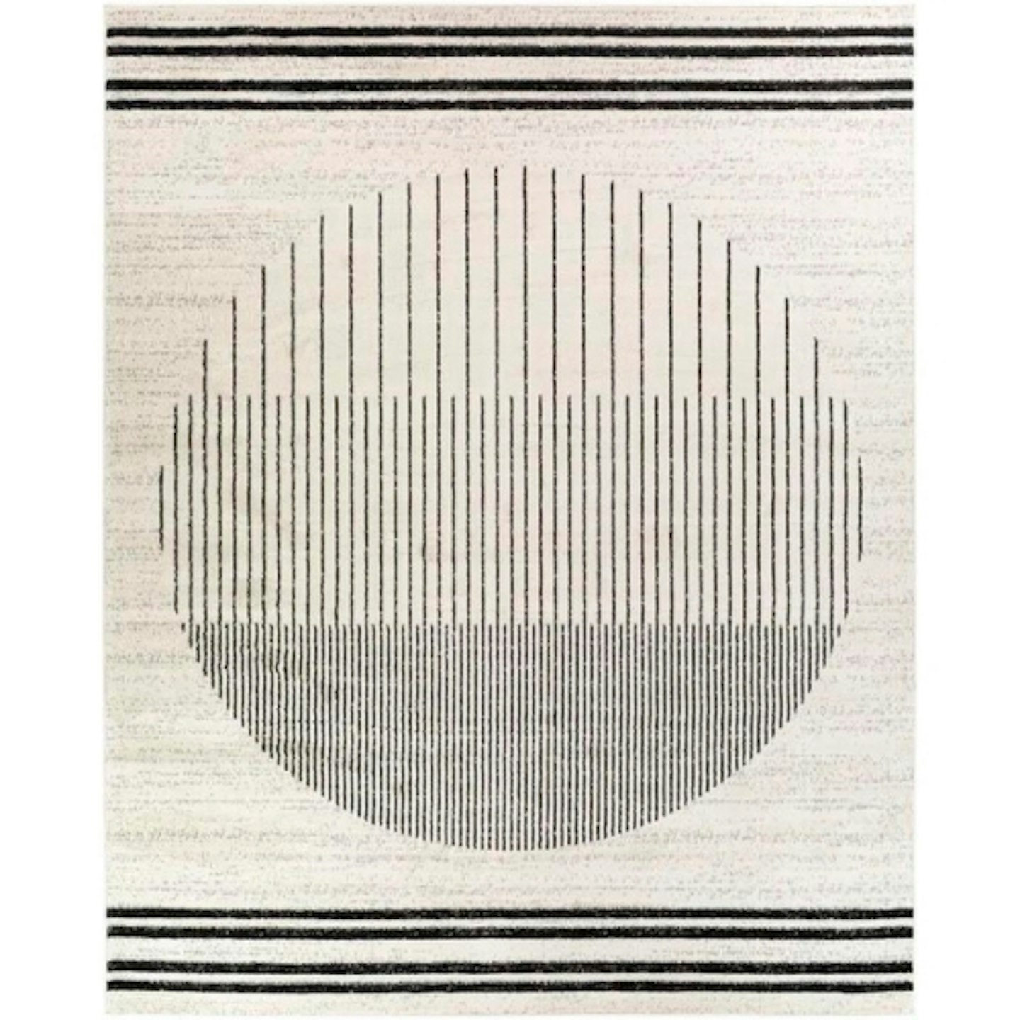 Wayfair Corum Black And Off-White Rug