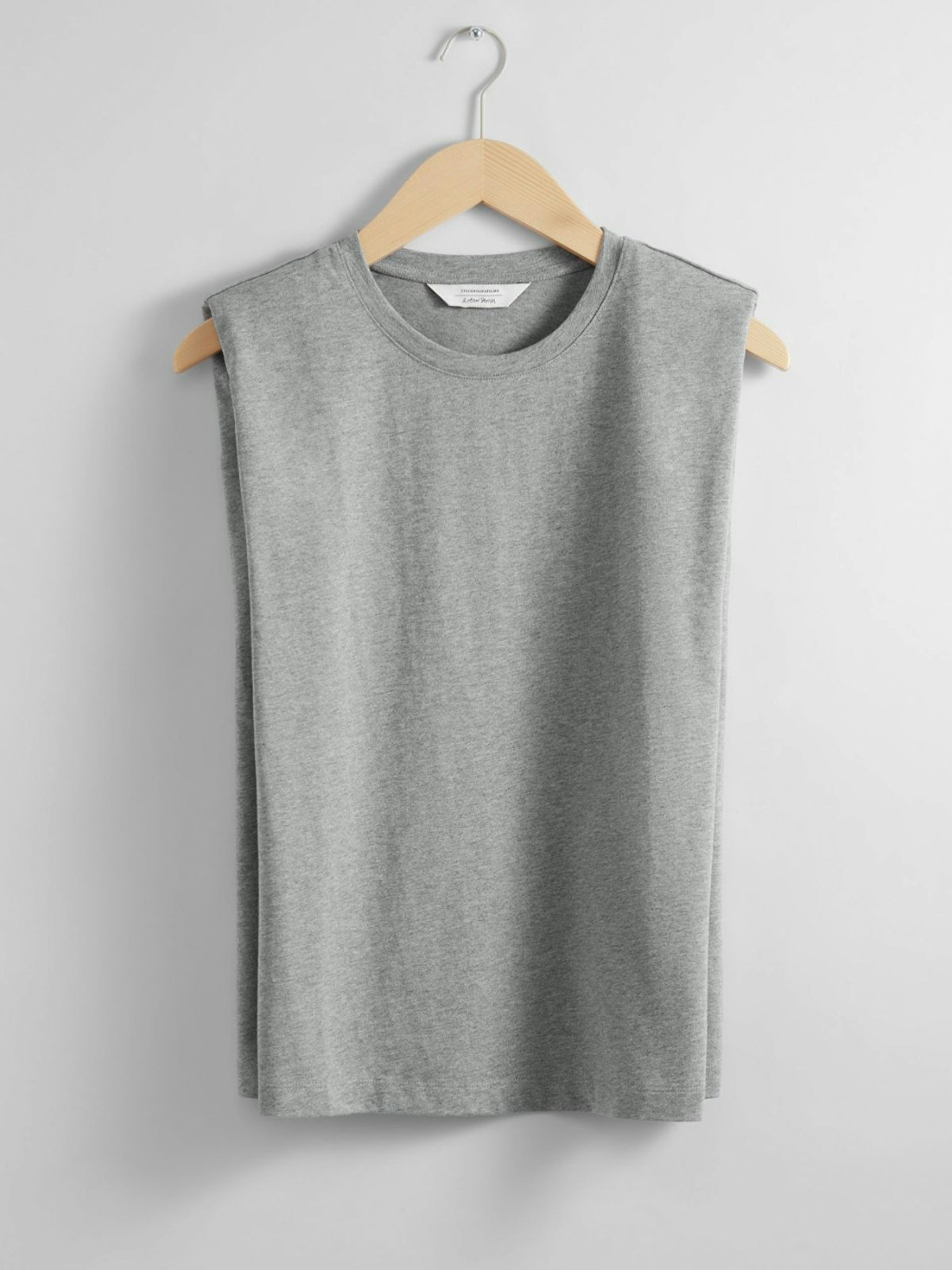 & Other Stories Padded-Shoulder Tank Top