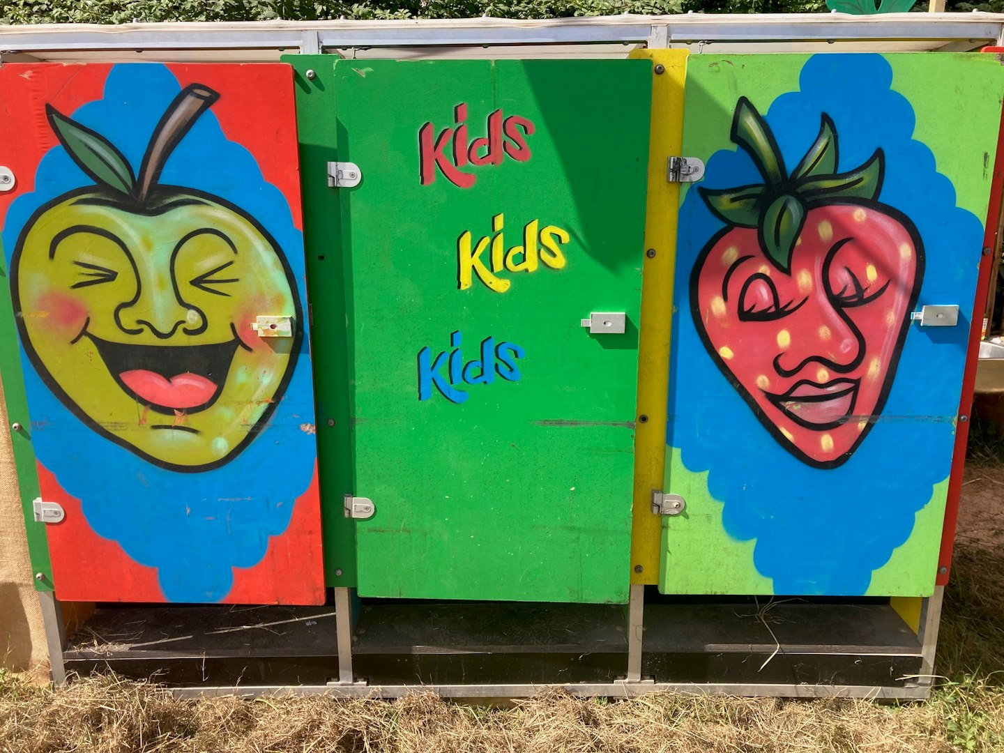 Kids toilets at Glastonbury festival