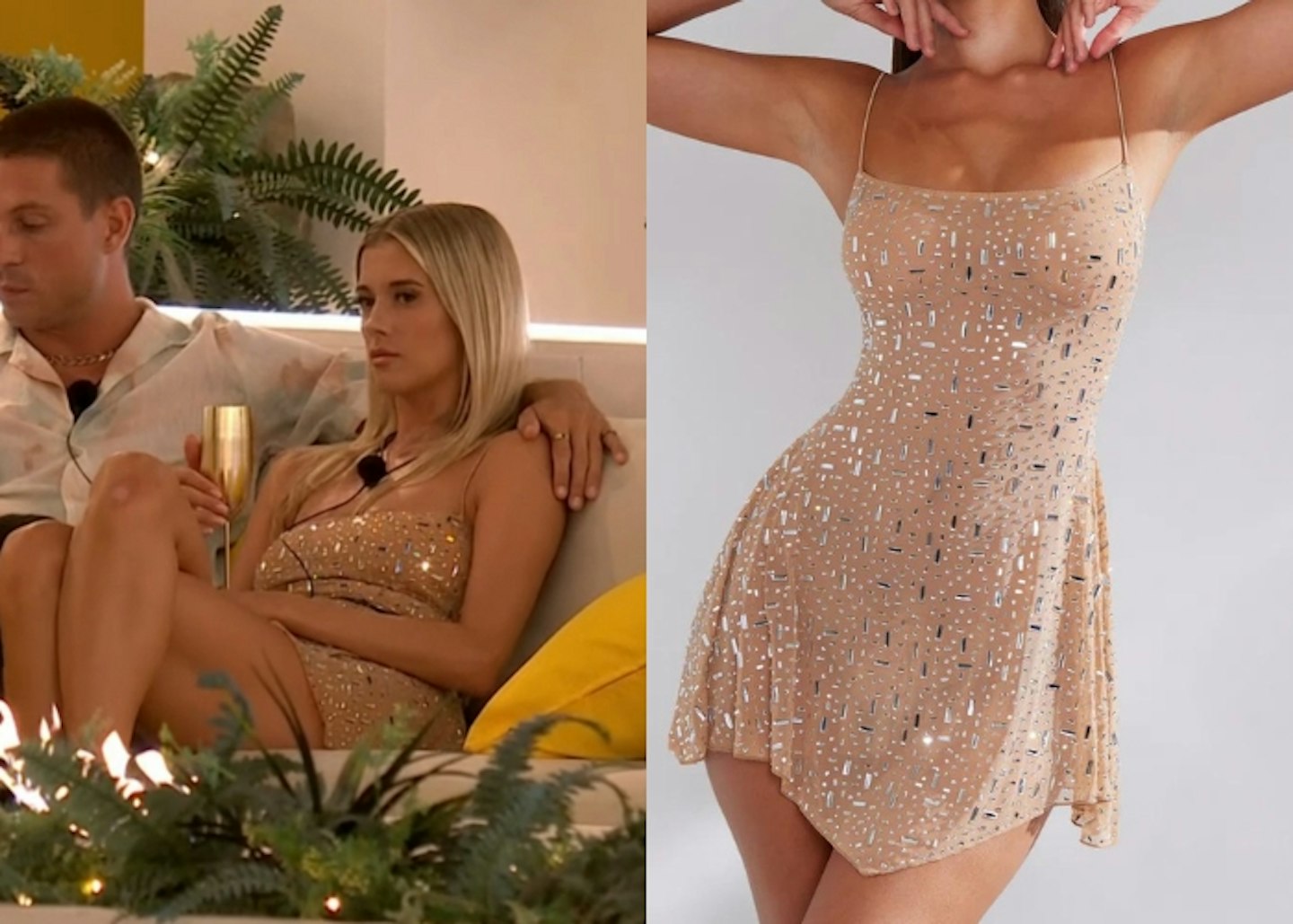 Jessy Potts' Sequinned Mini Dress