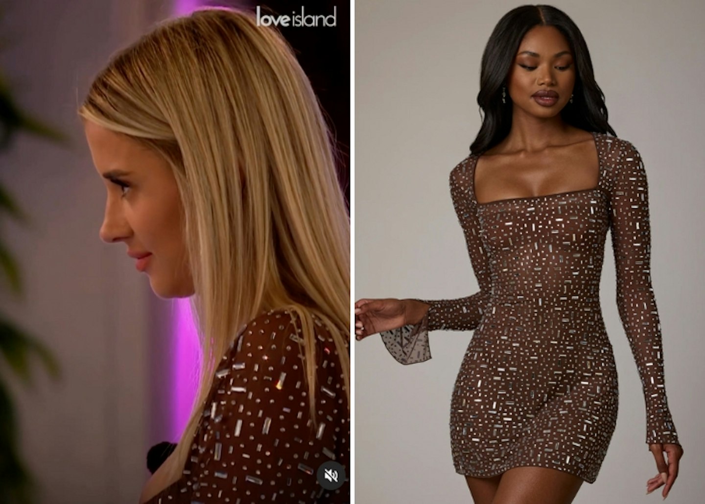 Jessy Potts Glittery Embellished Dress