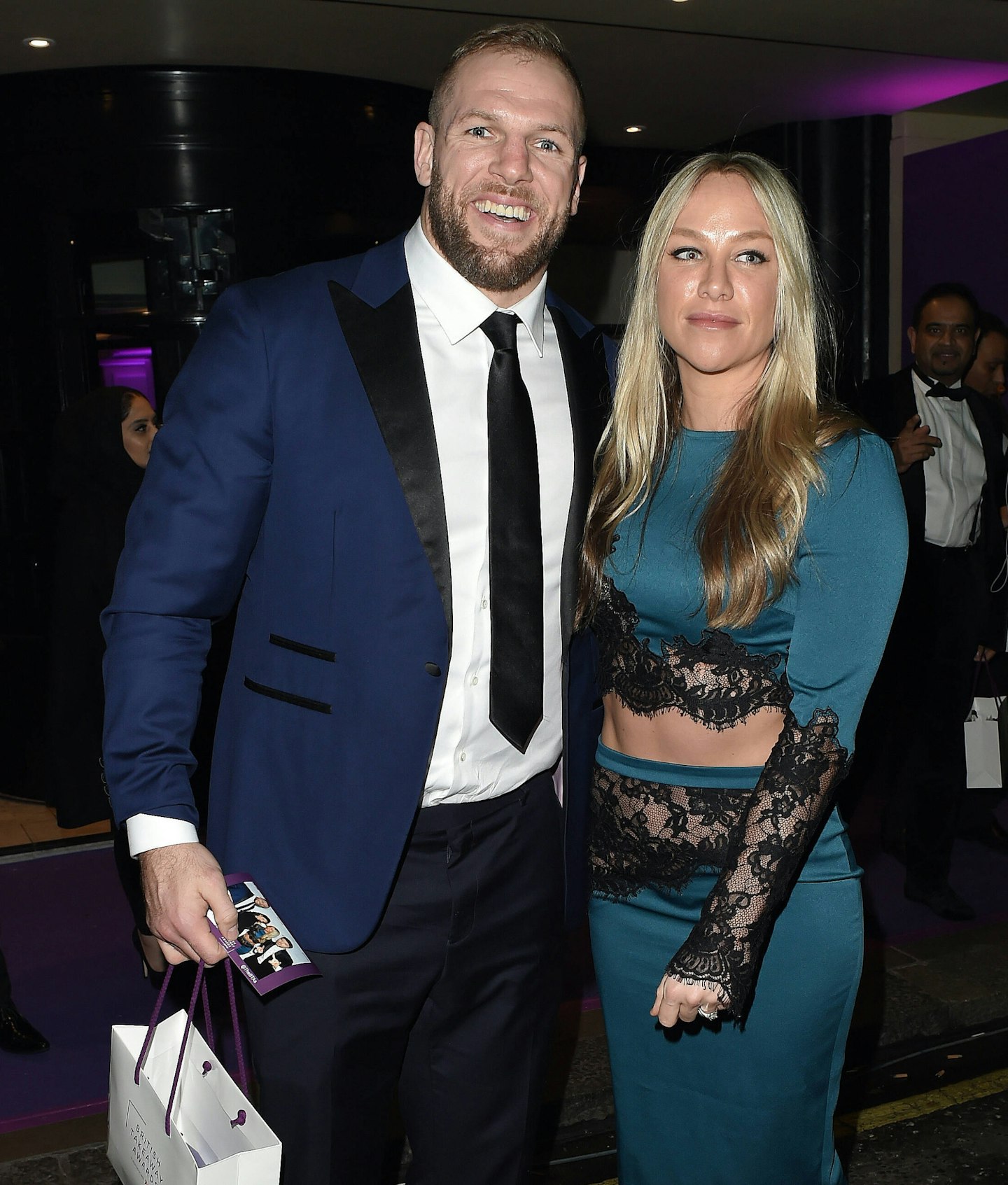 James Haskell and Chloe Madeley