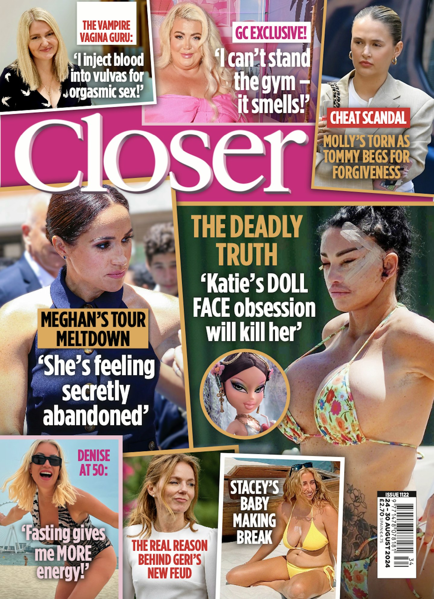 Closer Magazine cover