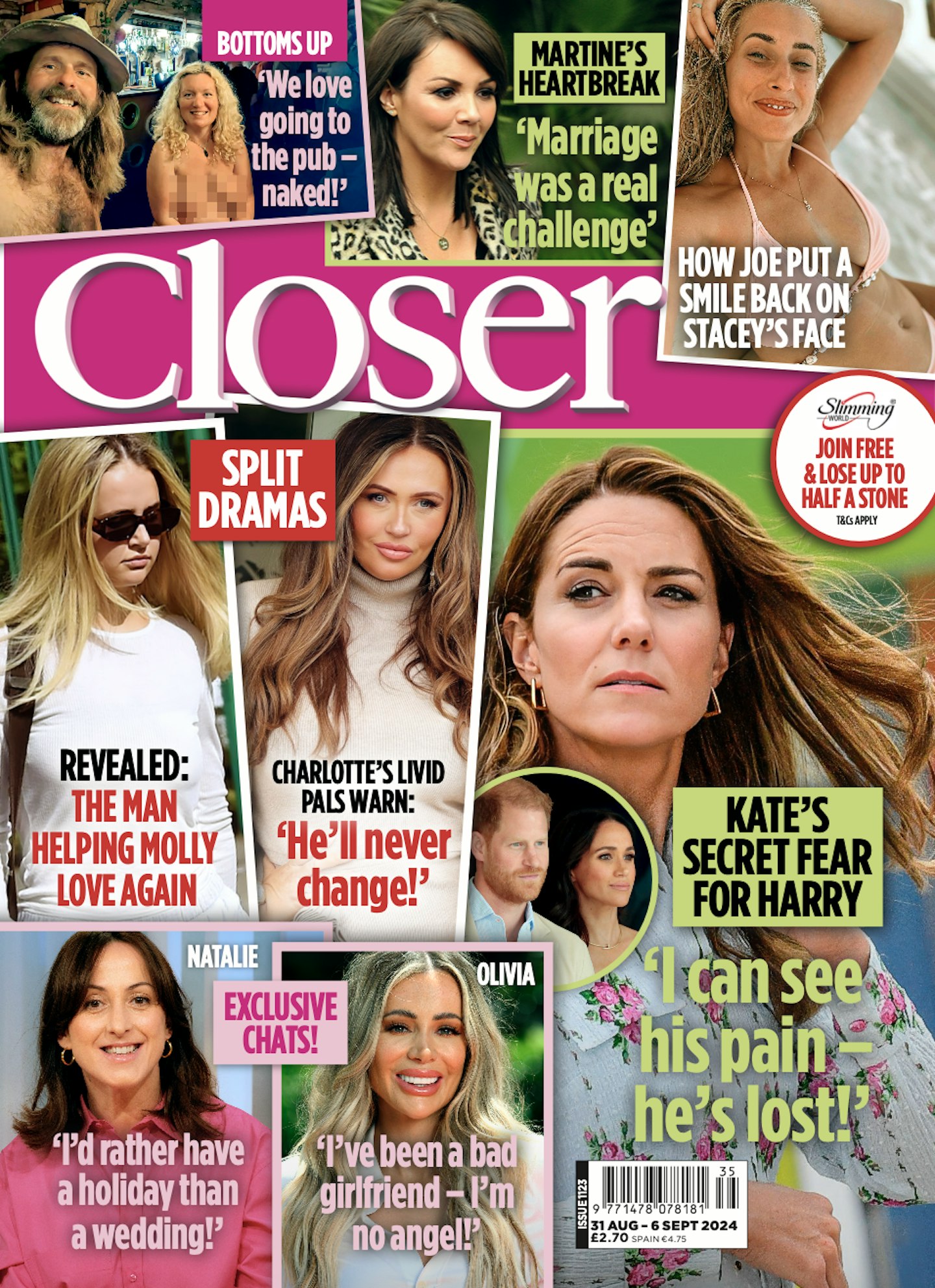 Closer magazine cover