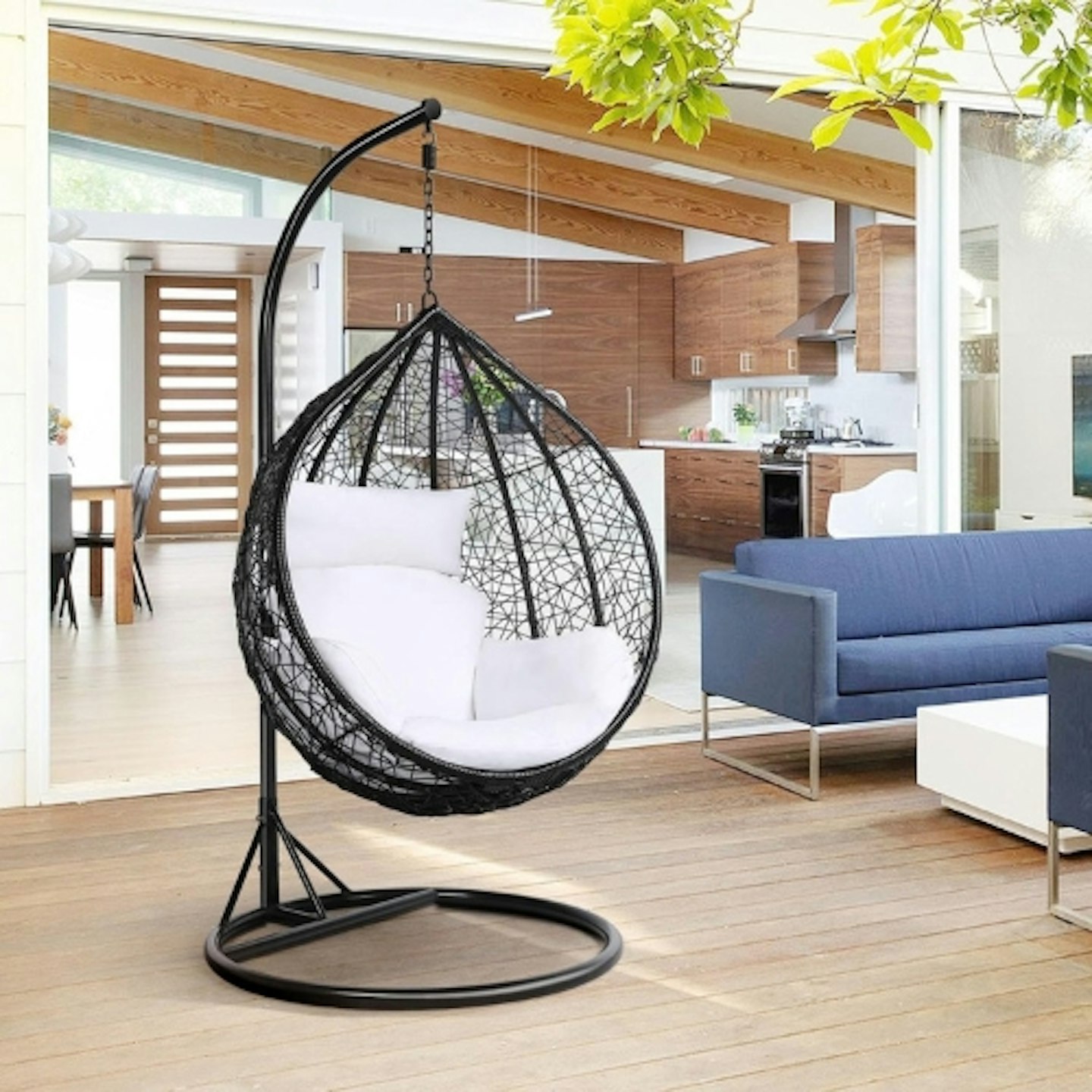 Yaheetech Rattan Swing Egg Chair