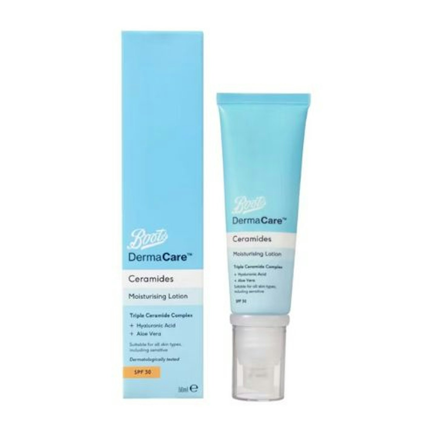 Boots DermaCare Ceramides Moisturising Lotion SPF30