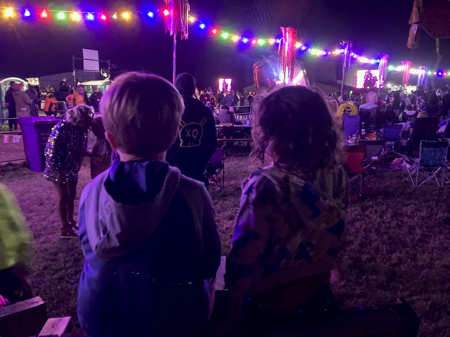 Children watch Faithless at Camp bestival Shropshire