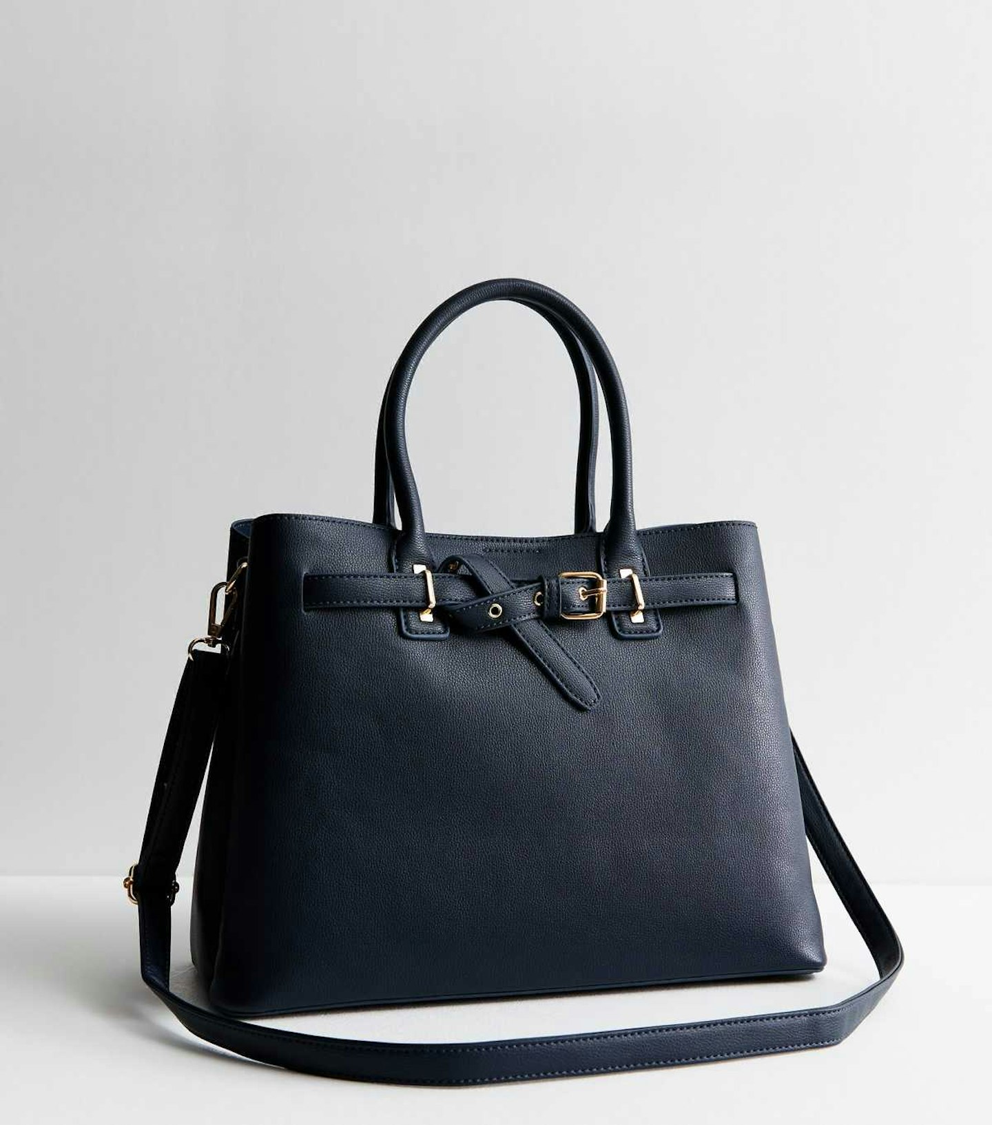 New Look, Leather Look Buckle Tote 