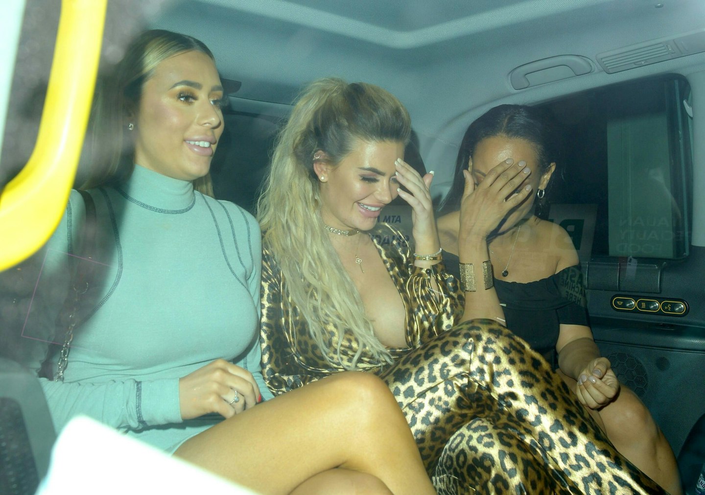 Demi Sims and Megan Barton-Hanson leaving Freedom Bar on 17th July 2019