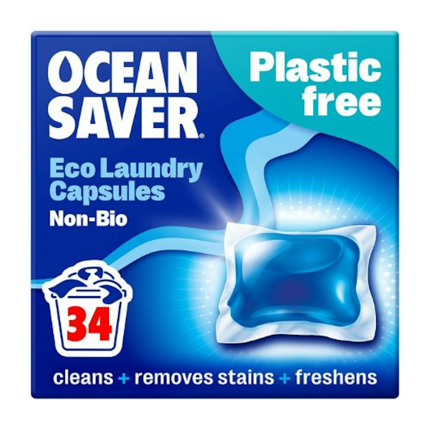 OceanSaver Eco Laundry Detergent Washing Capsules