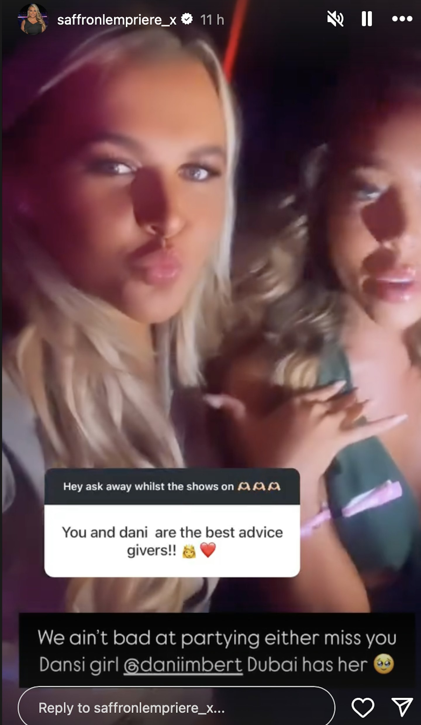 saff and dani insta