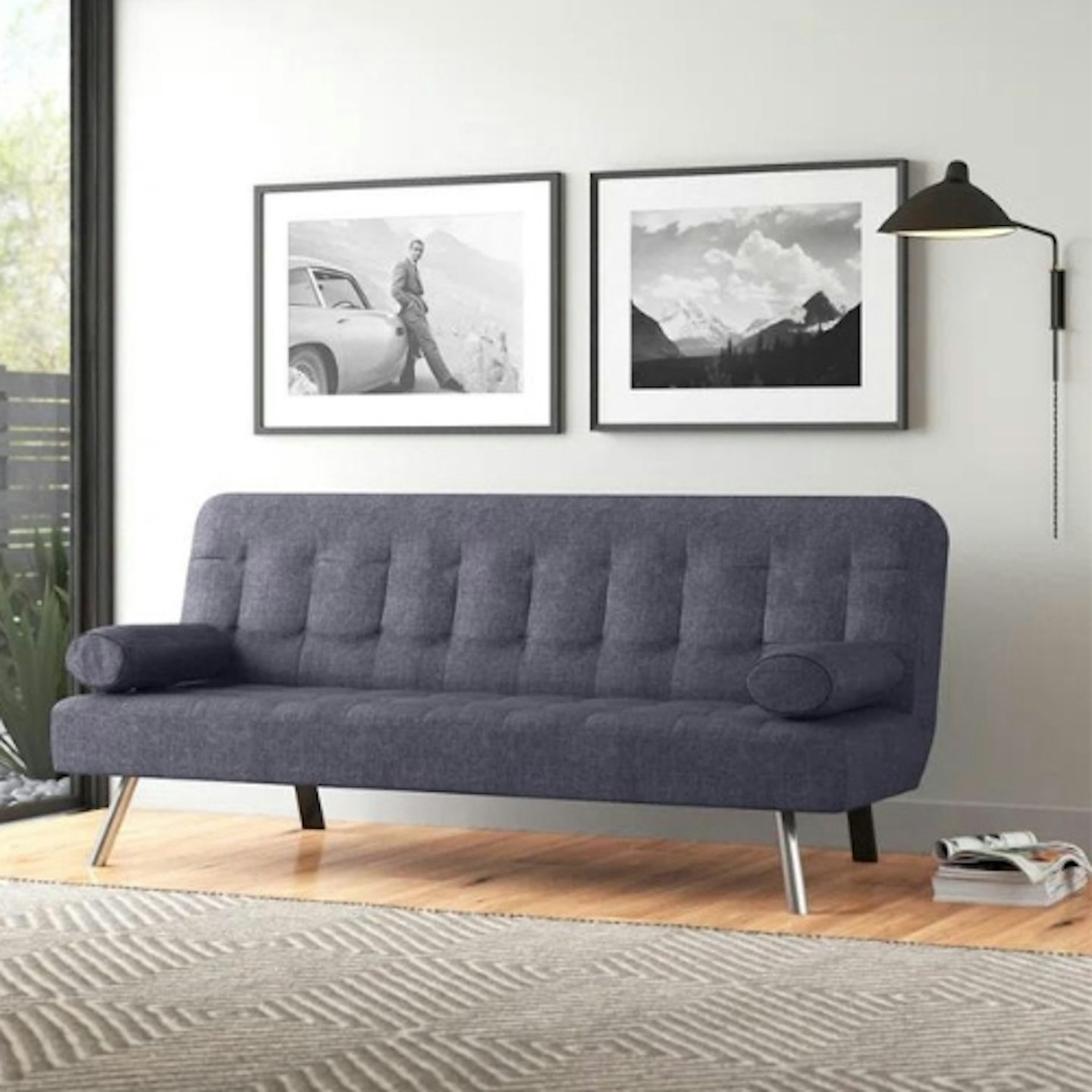 Wayfair Simeon 3 Seater Upholstered Sleeper