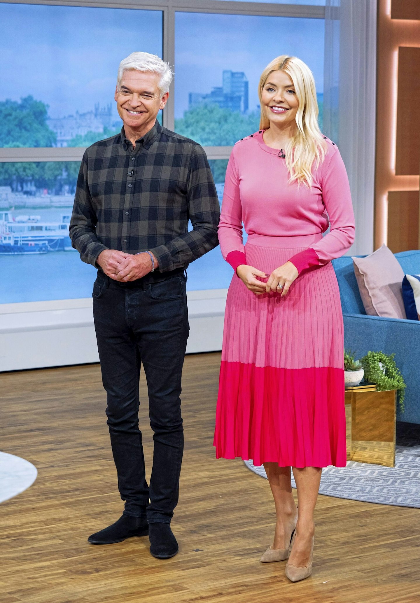 Phillip Schofield and Holly Willoughby on This Morning in 2022