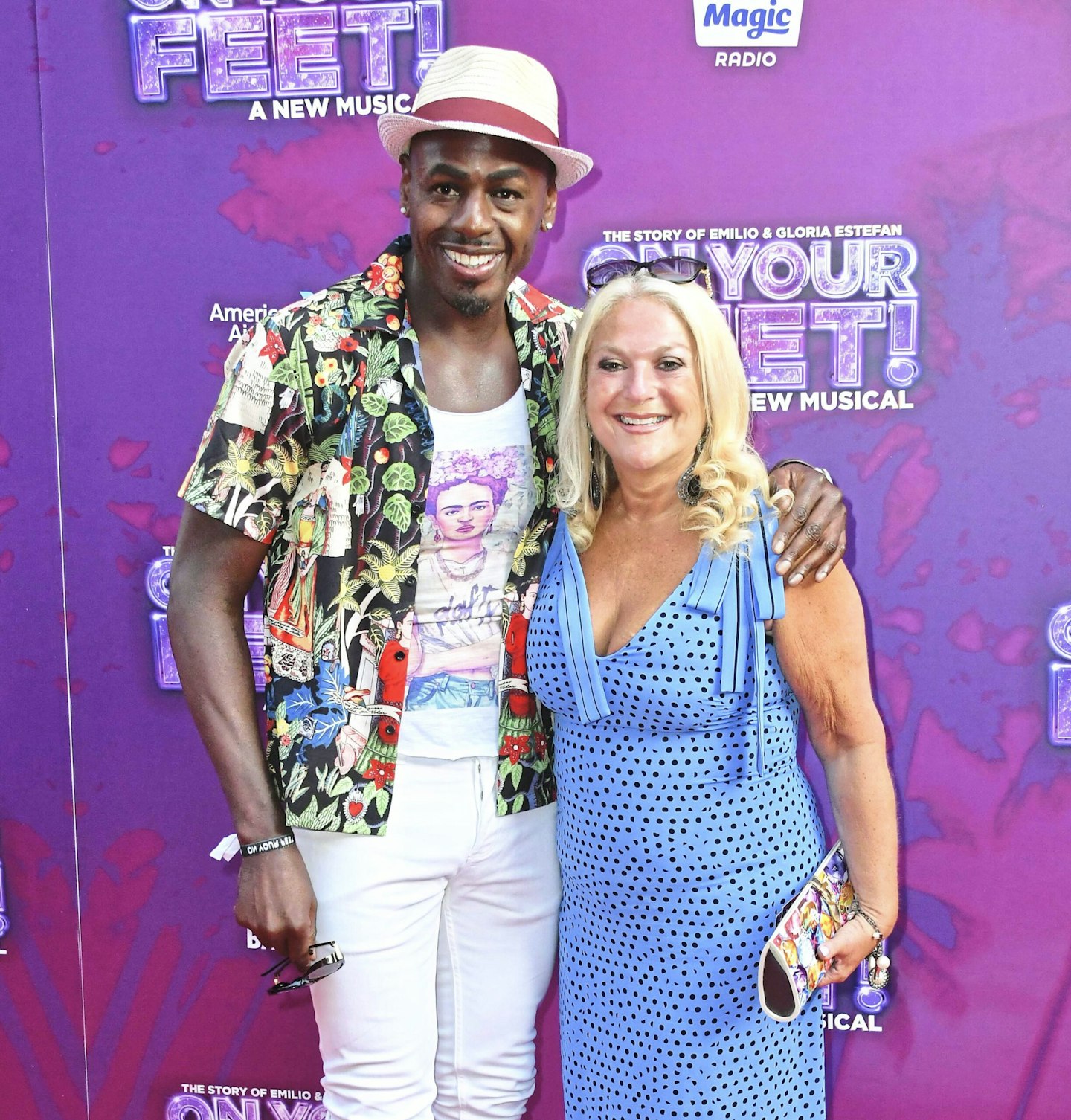 Vanessa Feltz and ex-boyfriend Ben Ofoedu