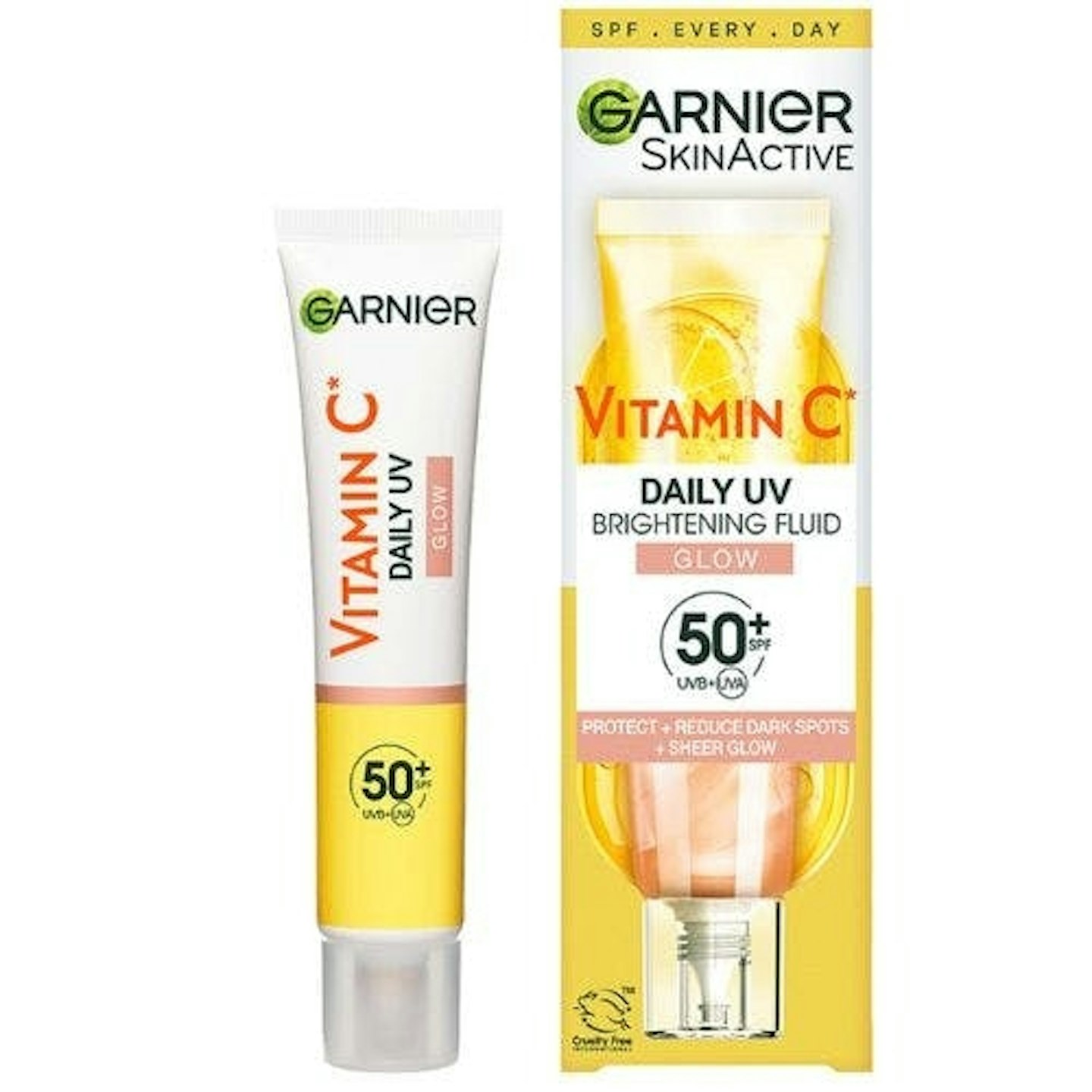 Garnier Vitamin C Daily UV Brightening Fluid Sheer Glow, SPF50+