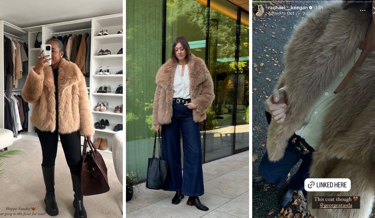 Here's Where To Shop The Viral Asda Faux Fur Coat