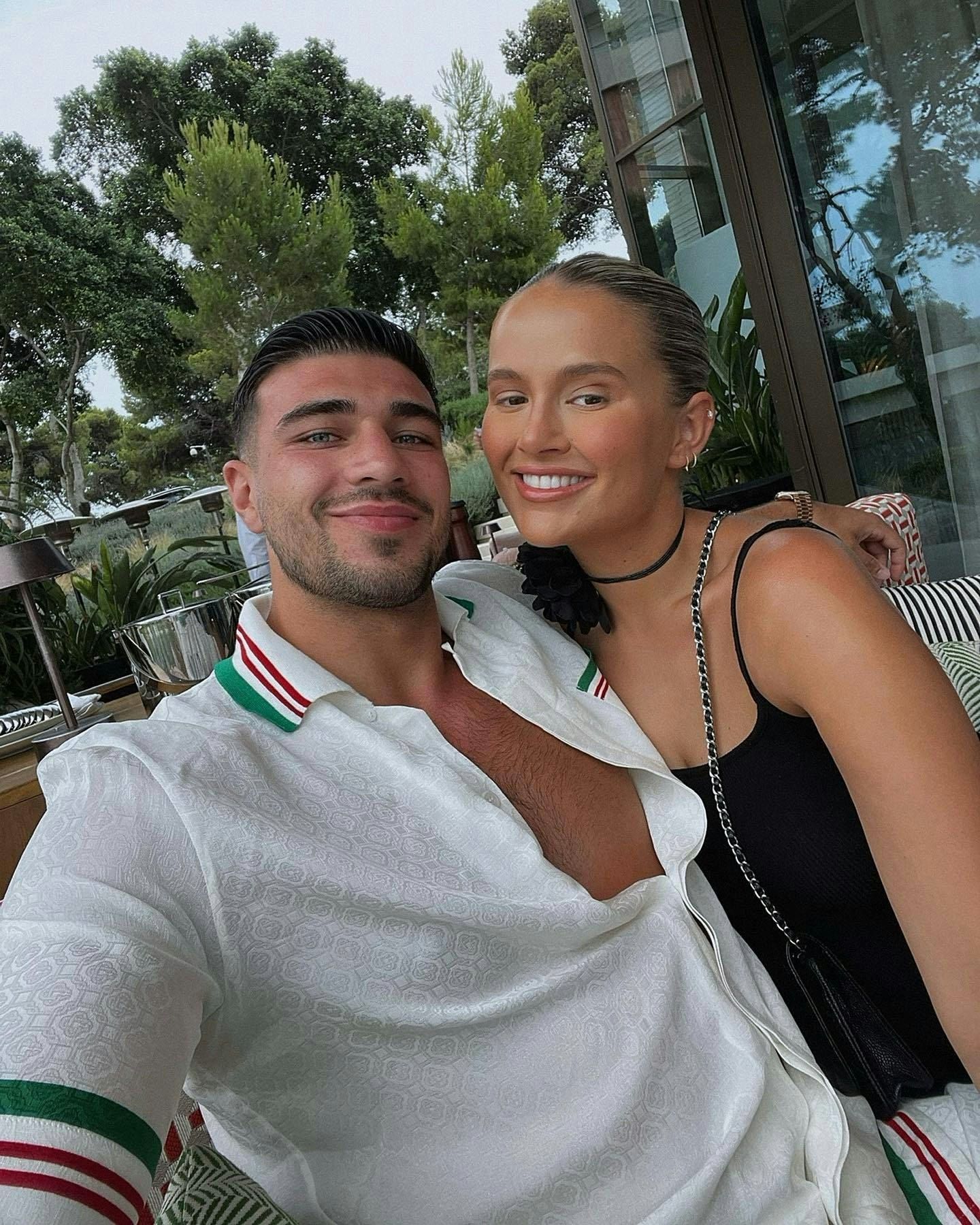 Tommy Fury and Molly-Mae Hague take a selfie