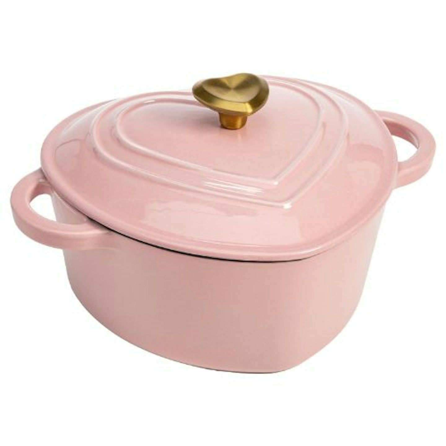 Paris Hilton Cast Iron Heart-Shaped Pot with Lid