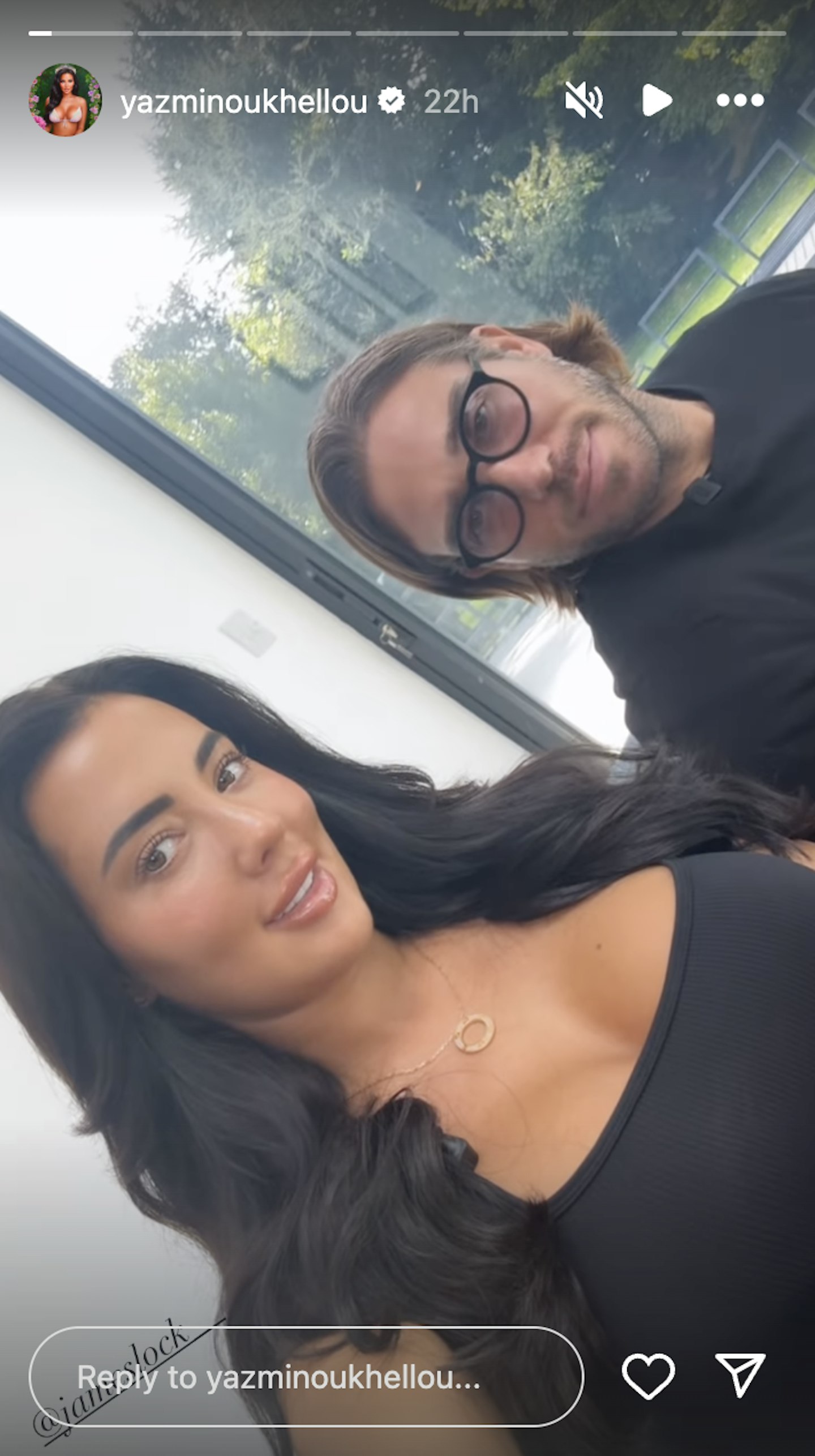 yazmin oukhellou and james lock