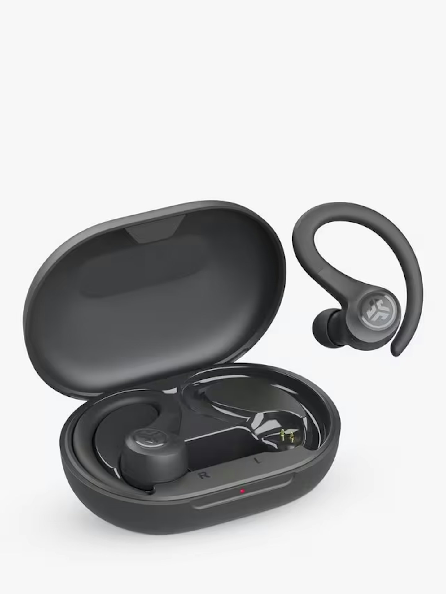 JLabGo Air Sport True Wireless Bluetooth In-Ear Headphones with Mic/Remote, Graphite