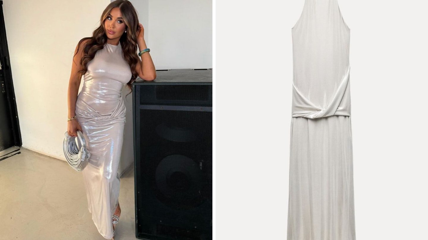 Frankie's Silver Foil Dress