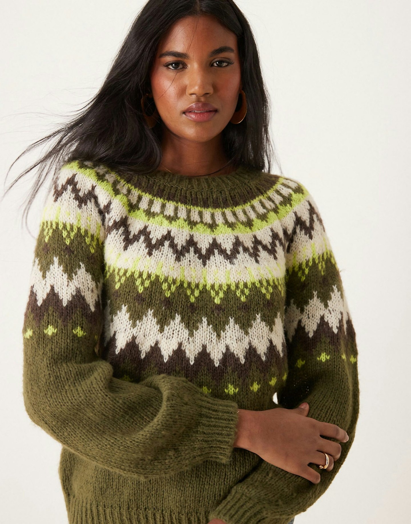 JDY Fair Isle Knitted Jumper