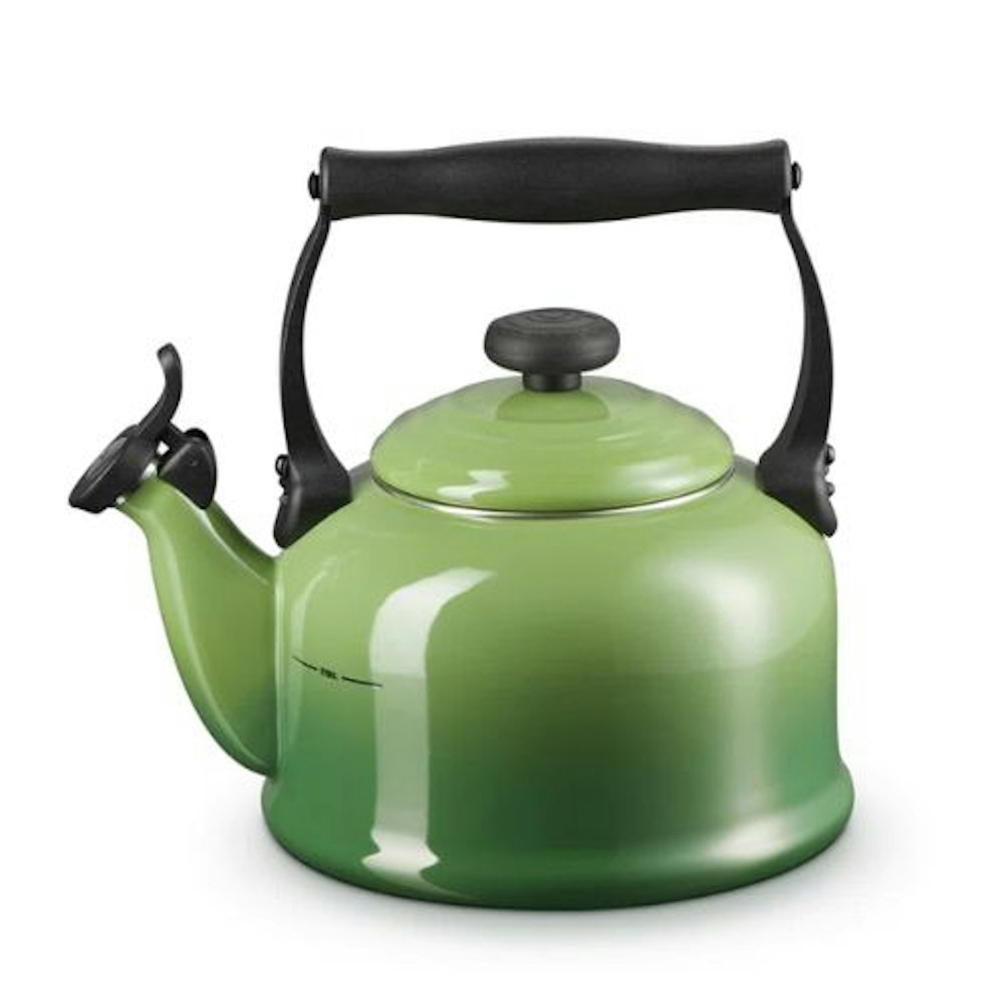 Traditional Kettle with Fixed Whistle in Bamboo