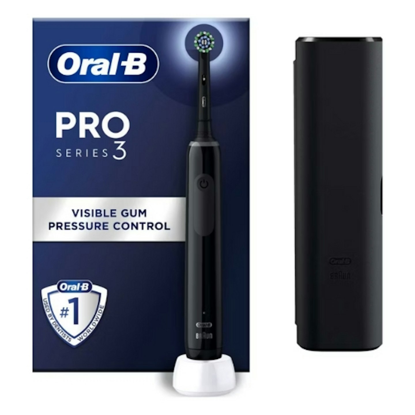 Oral-B Pro 3 - 3500 - Black Electric Toothbrush