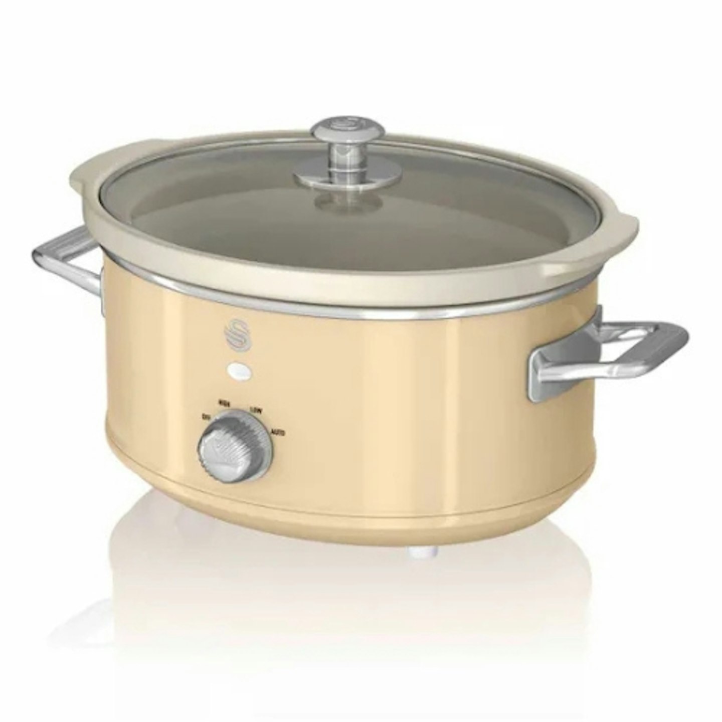 Swan SF17021CN 3.5L Retro Slow Cooker In Cream