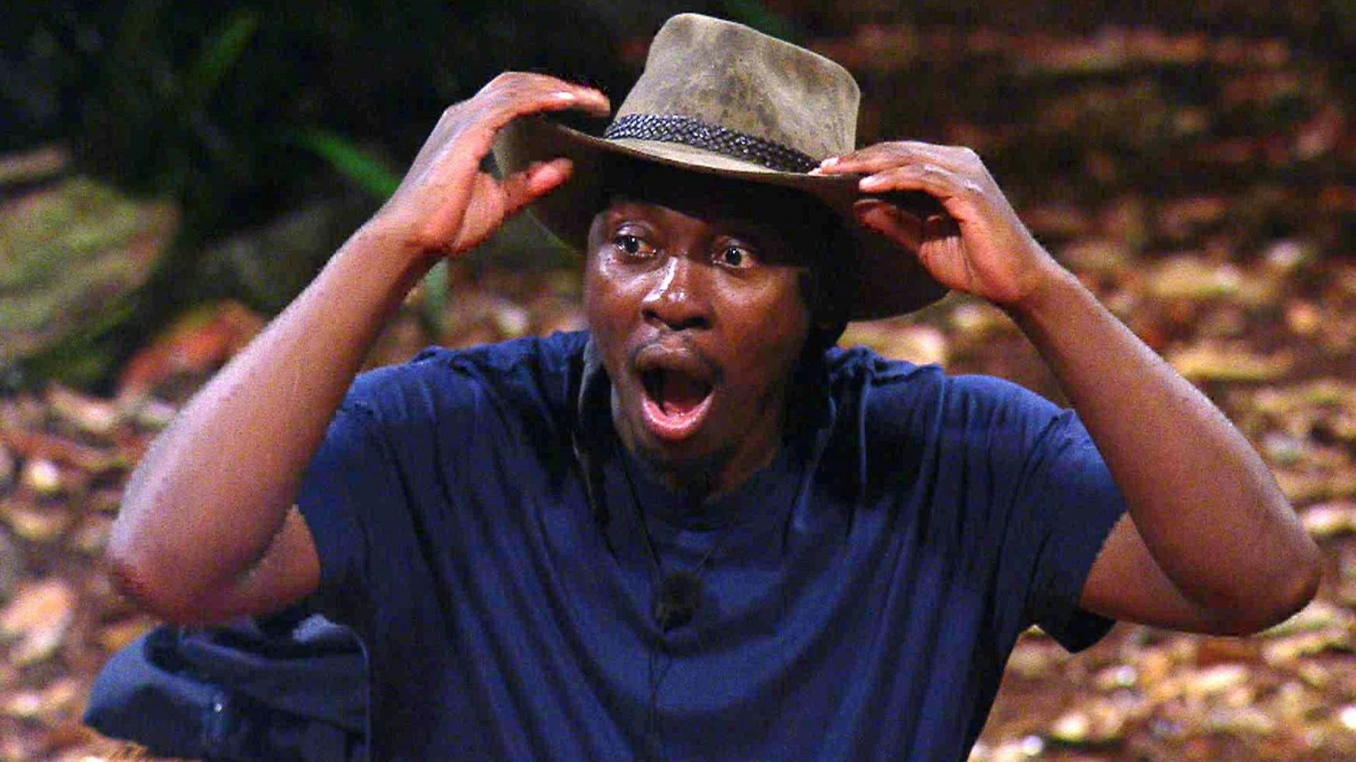 eddie kadi looks shocked