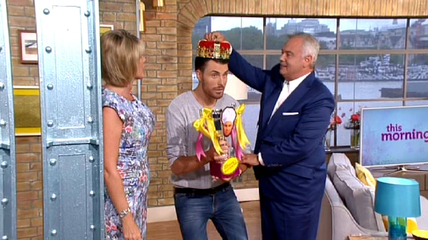 Ruth Langsford, Rylan Clark and Eamonn Holmes