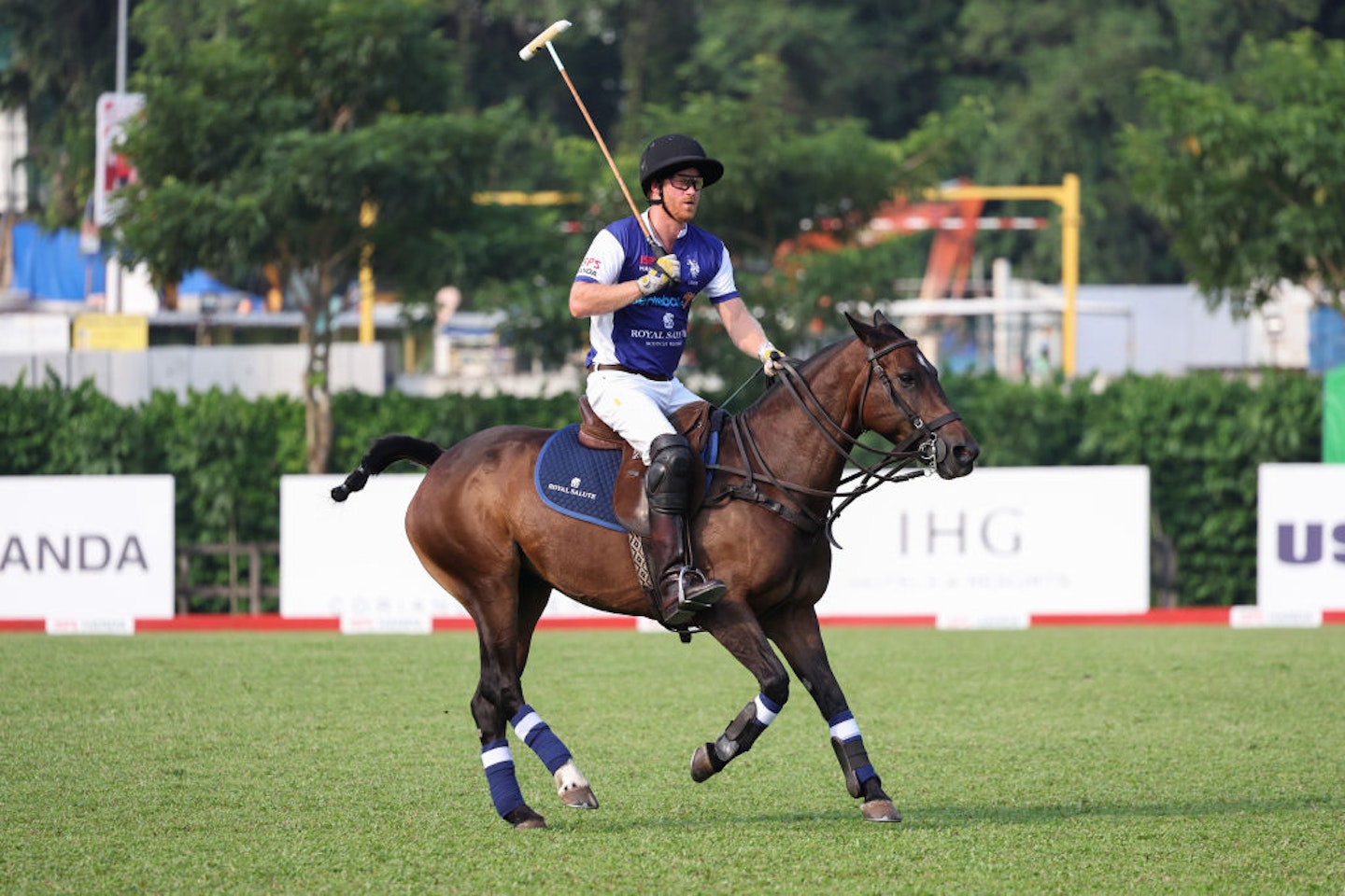 Harry playing polo