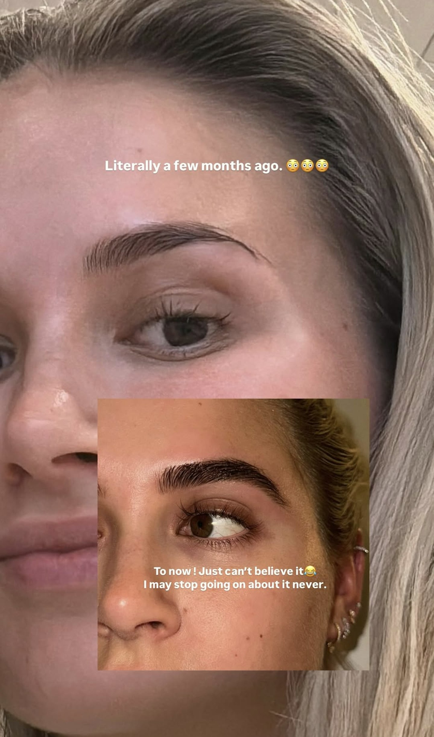 Molly-Mae brow update