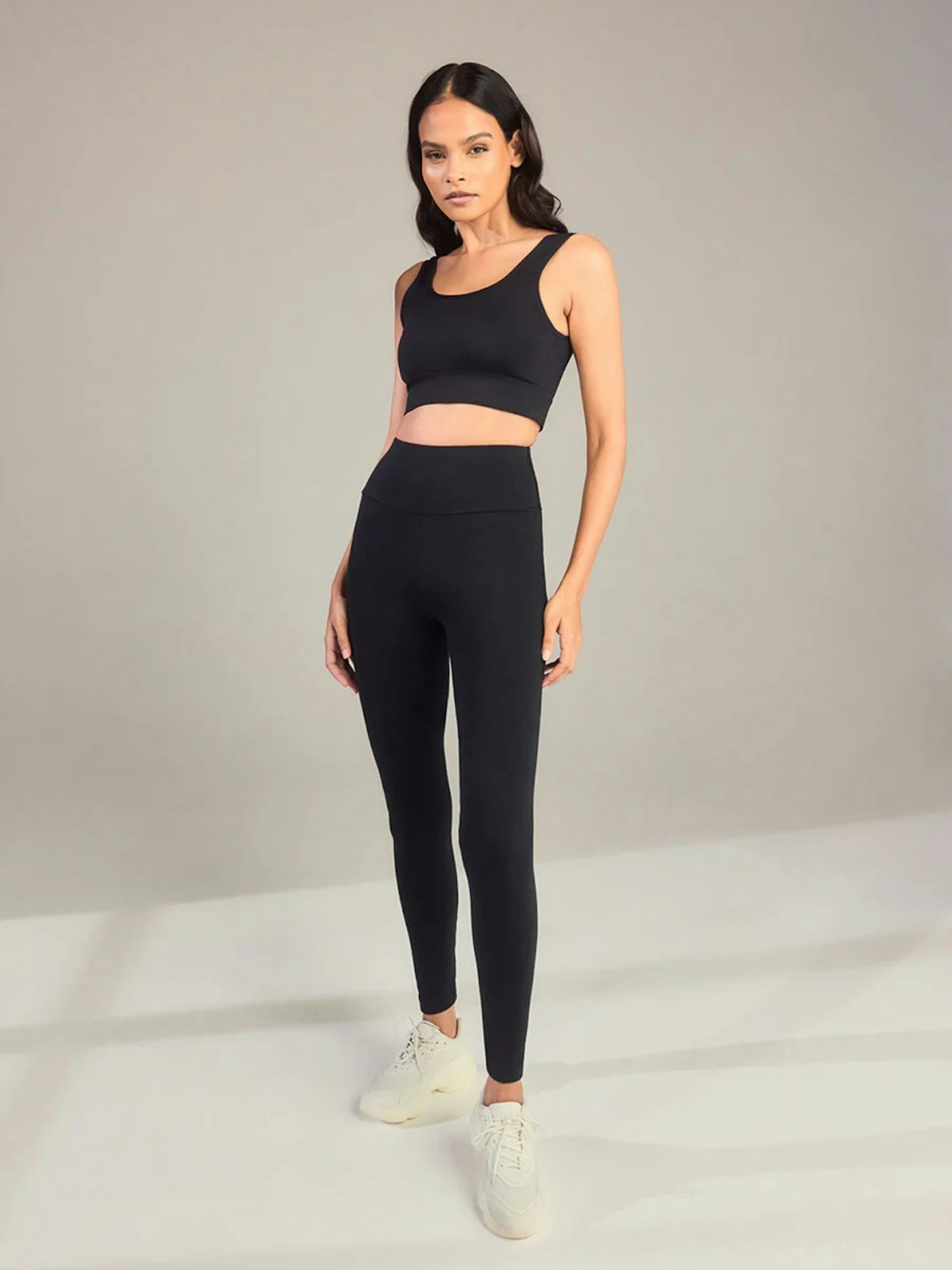 Lovall Black Classic High-Waisted Leggings