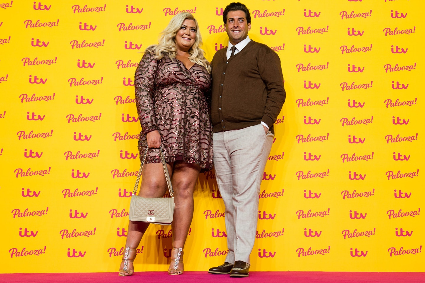 Gemma Collins and James Argent together in 2018