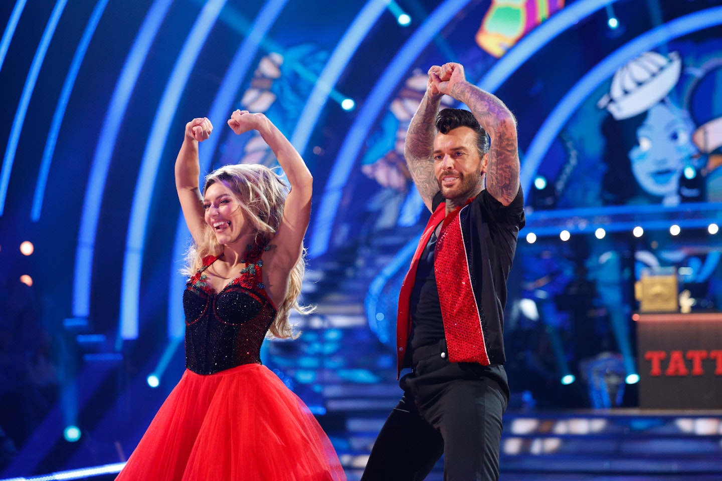 Jowita Przystal and Pete Wicks dancing on Strictly