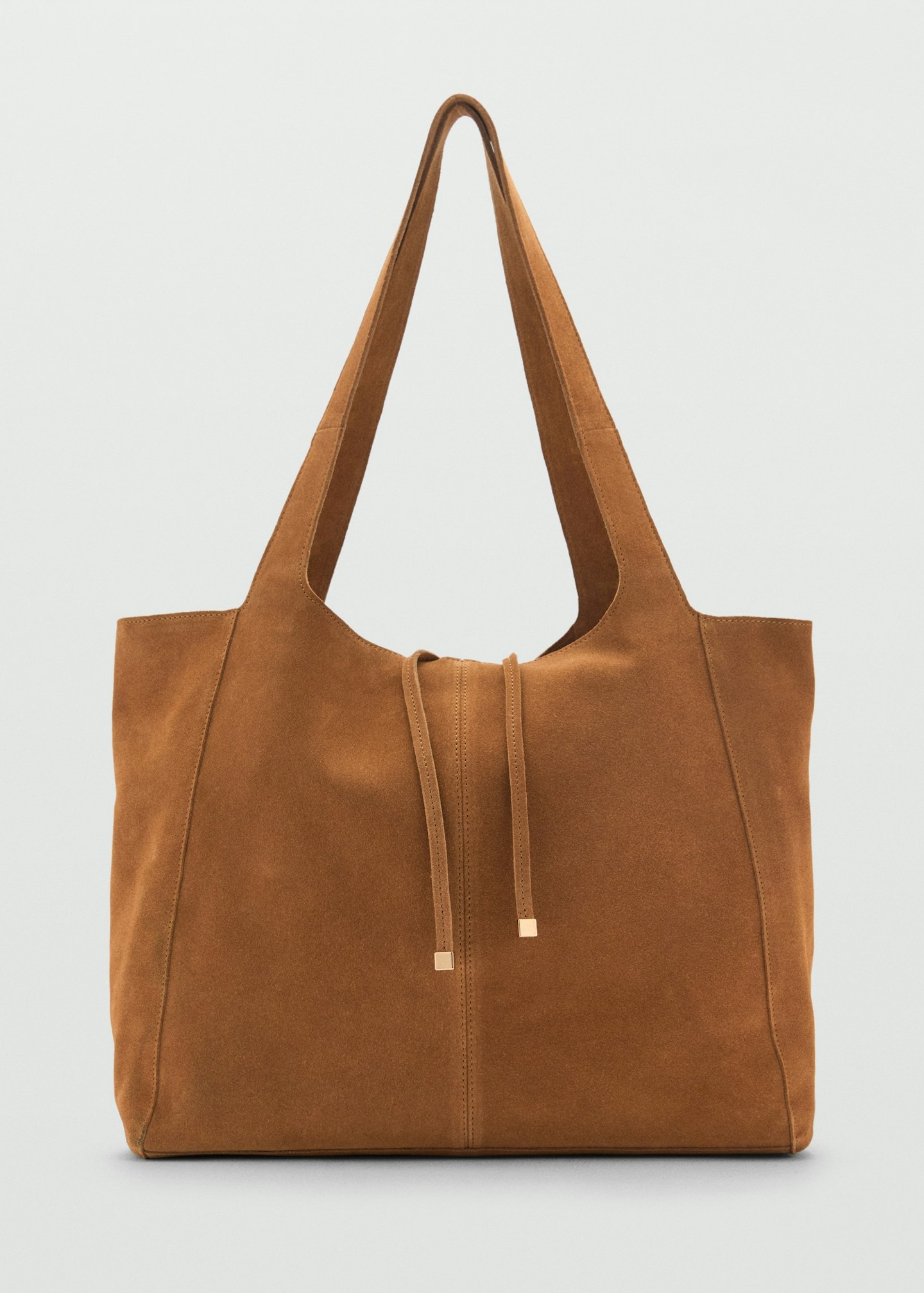 Mango Suede Shopper Bag