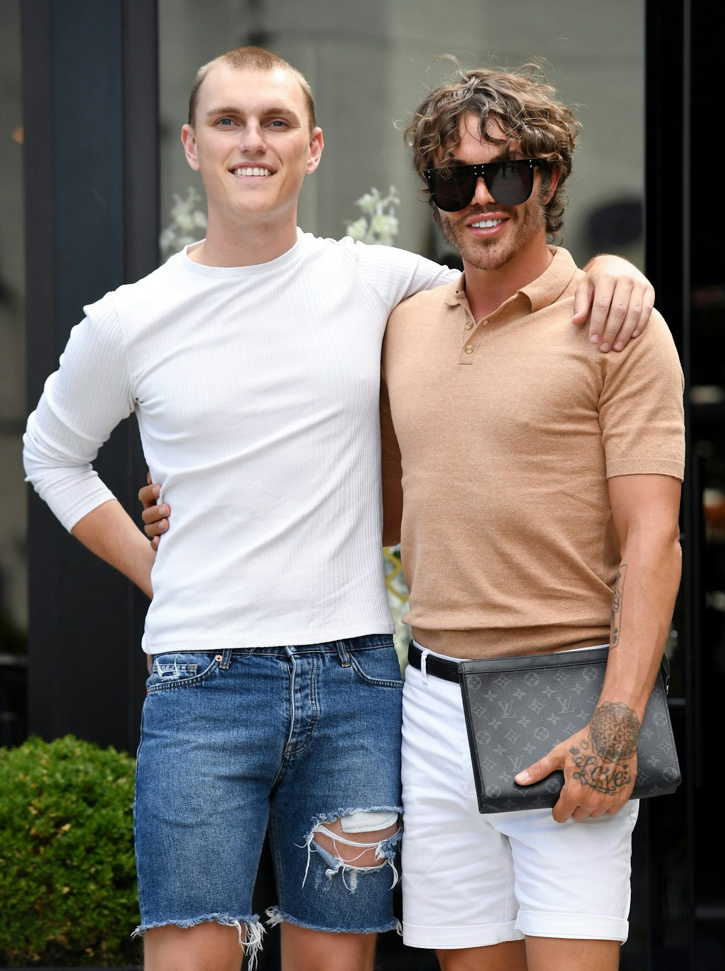 bobby norris and matt snape filming for towie