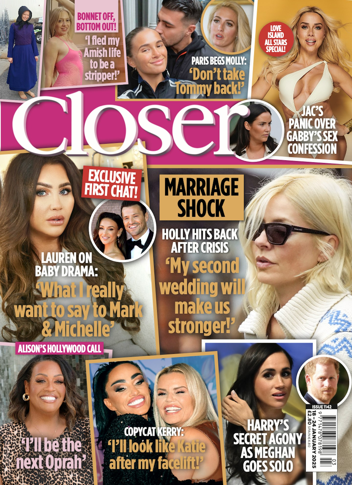 Closer magazine cover