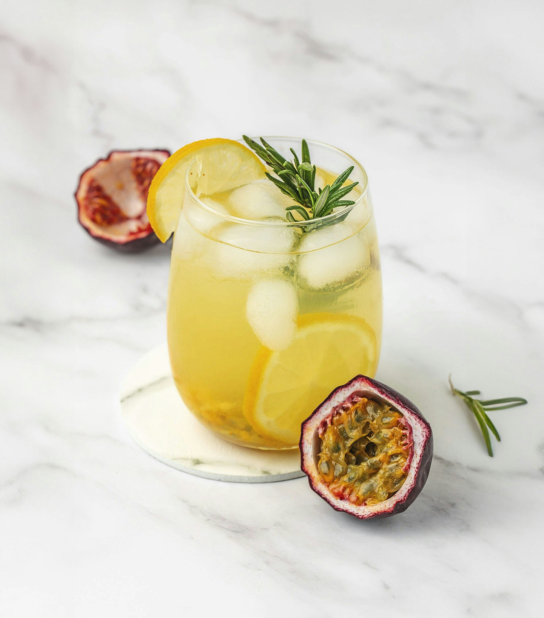 Passionfruit cocktail