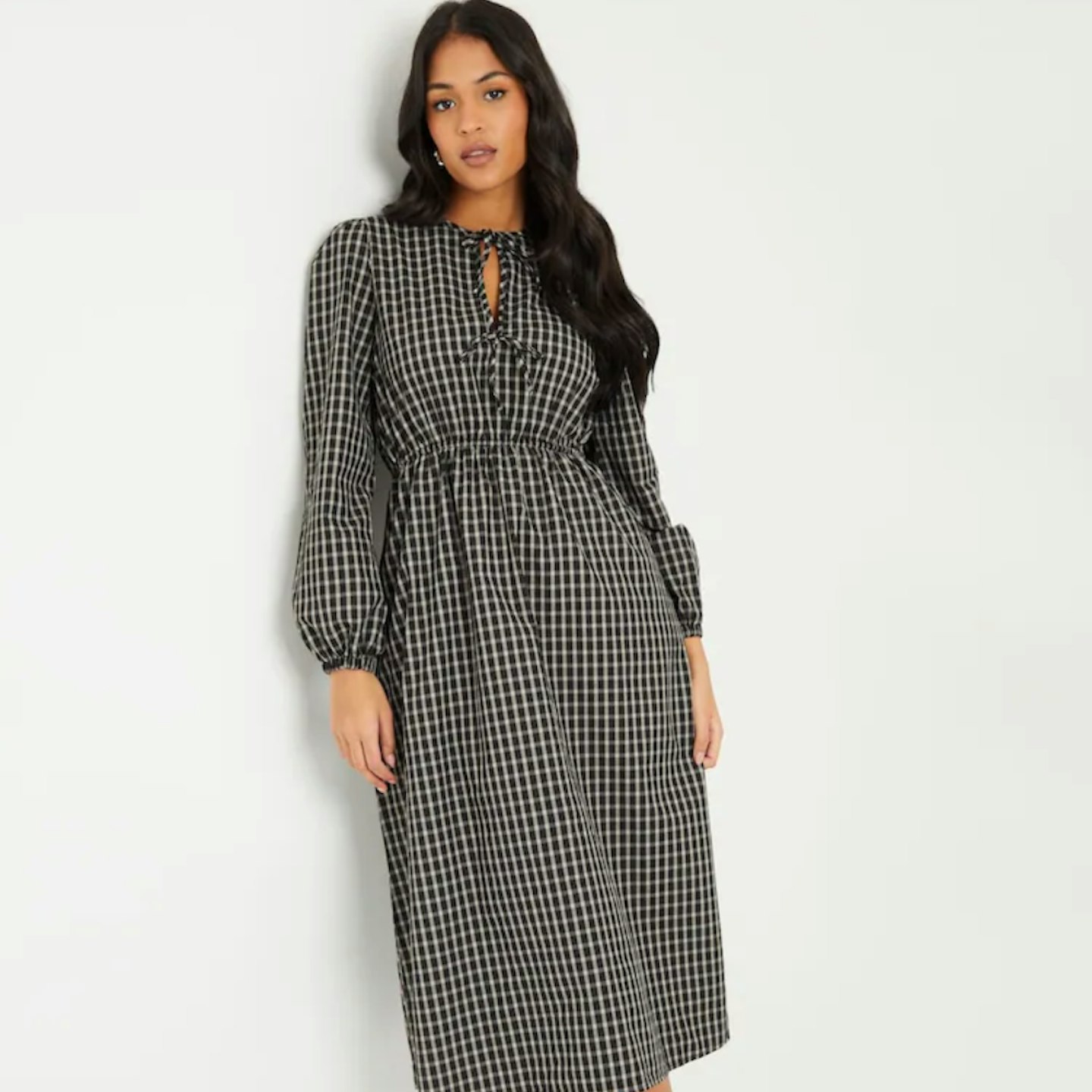 Next Threadbare checked dress