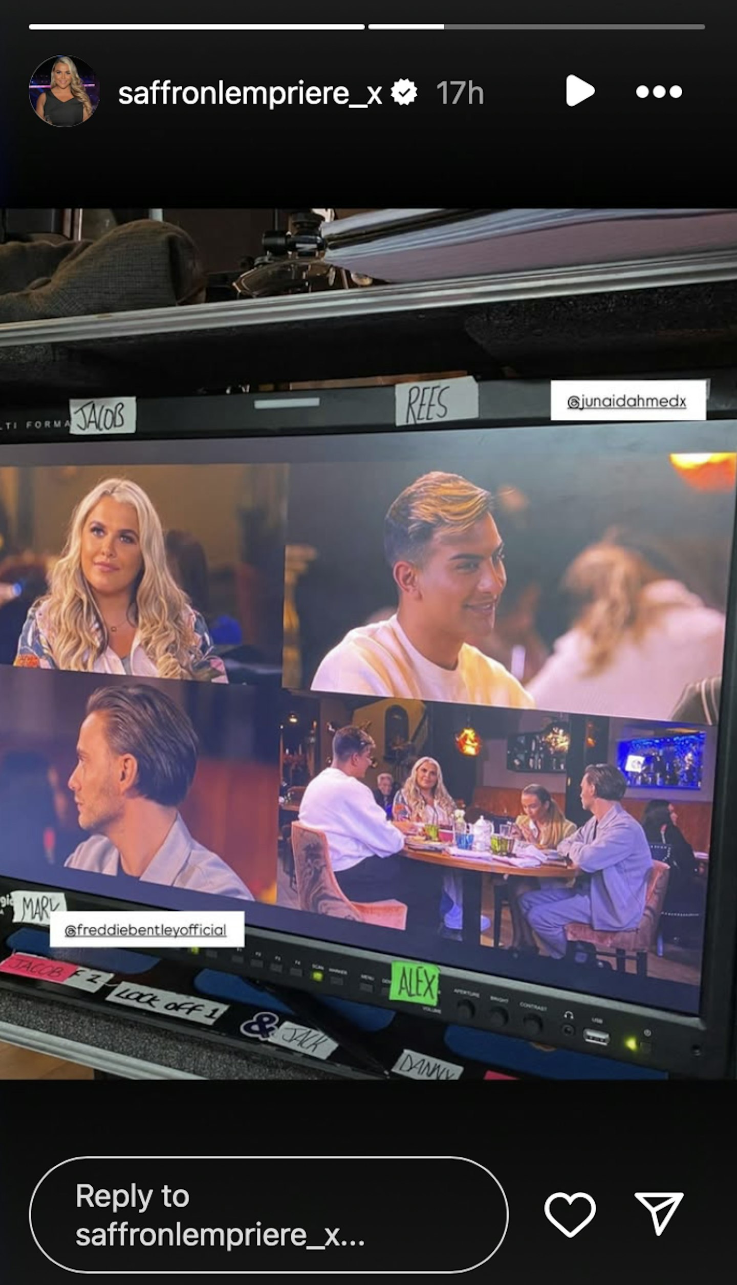 TOWIE filming behind the scenes