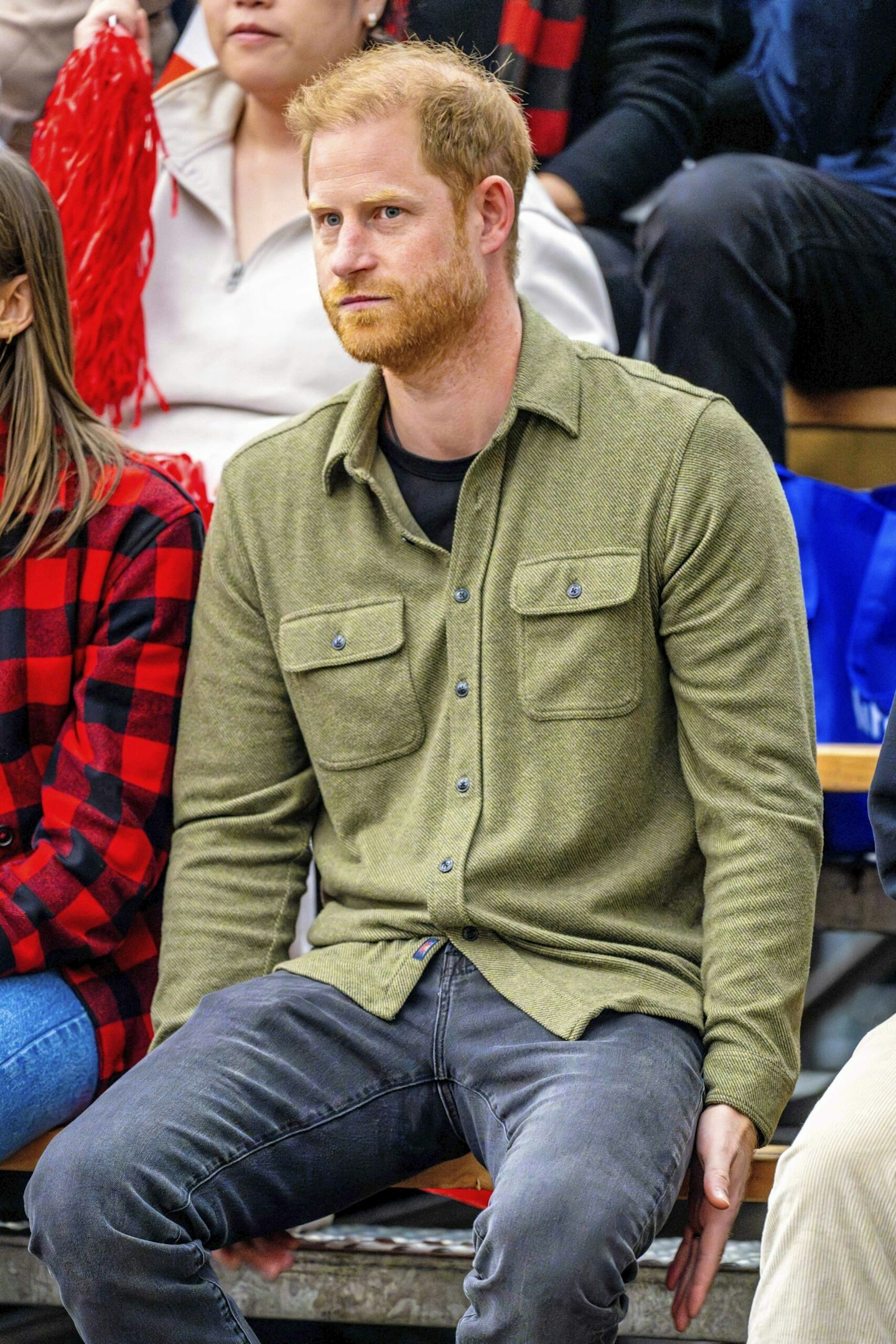 Prince Harry at the Invictus Games in Vancouver on 15 Jan