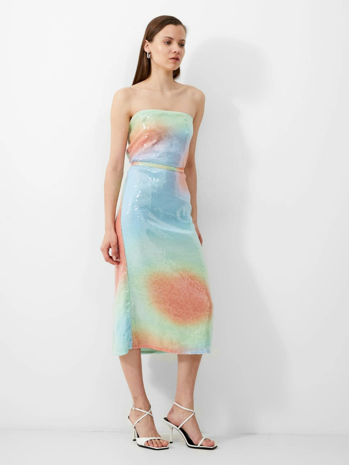 Carwen Anisha Sequin Bandeau Dress
